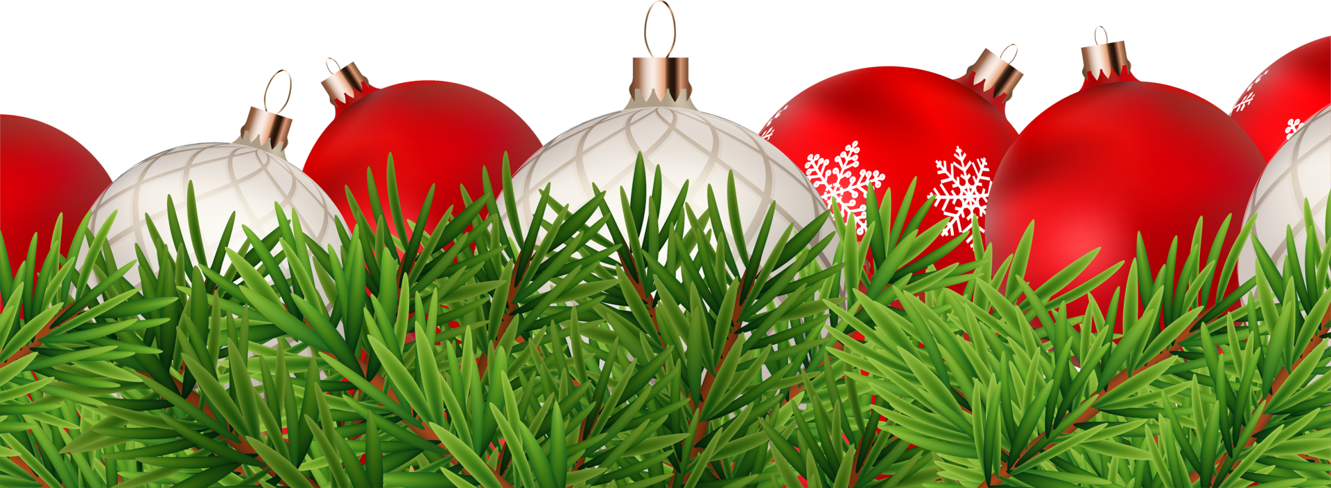 leg garland of fir branches and toys png
