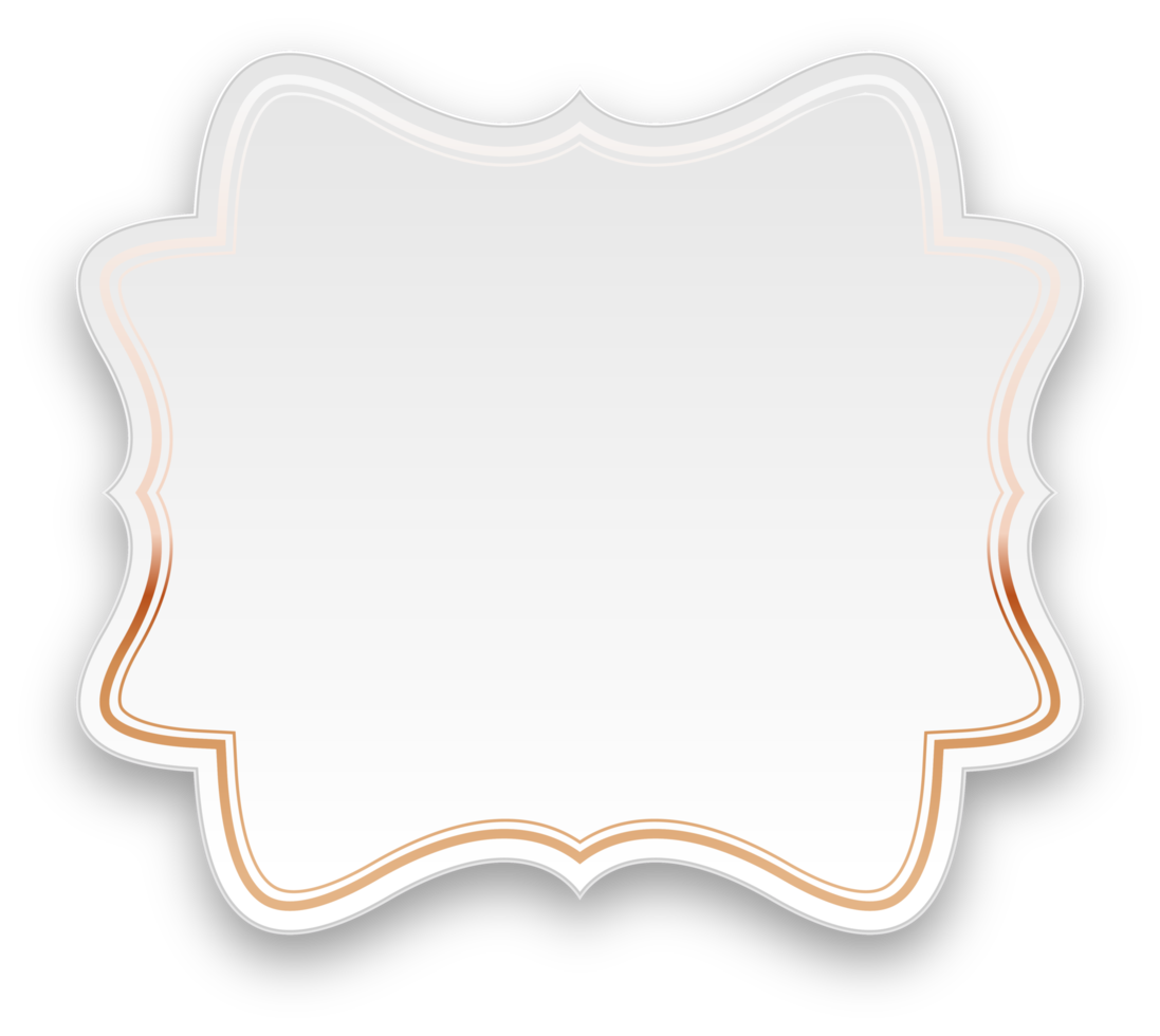 Luxury Empty Frame with Shadow png