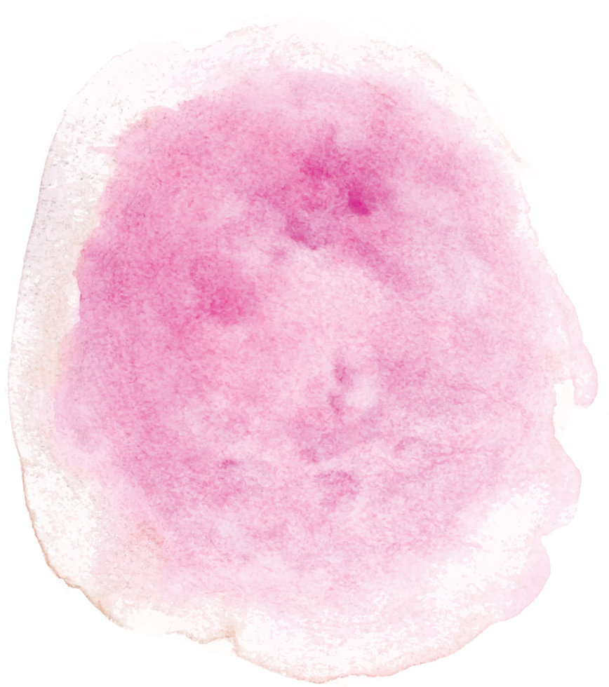 gota de aquarela rosa natural cortada png