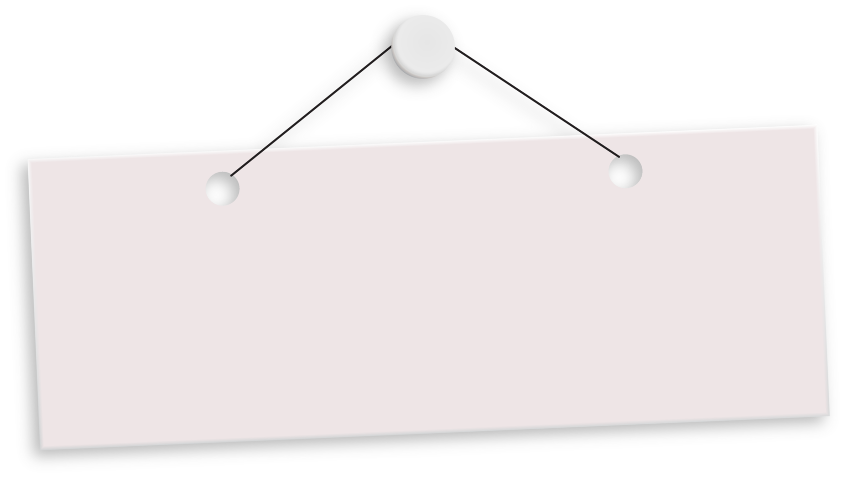 White empty board png