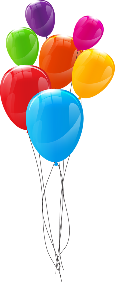 Ballon Anniversaire PNG pour téléchargement gratuit