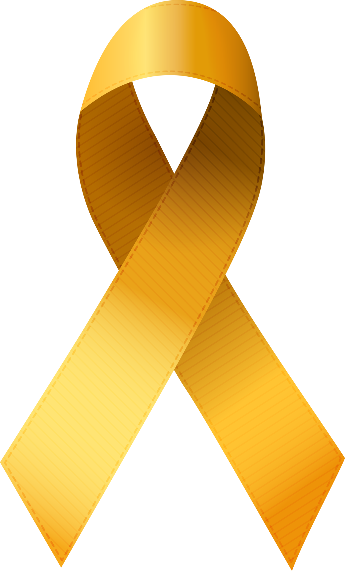 childhood cancer ribbon