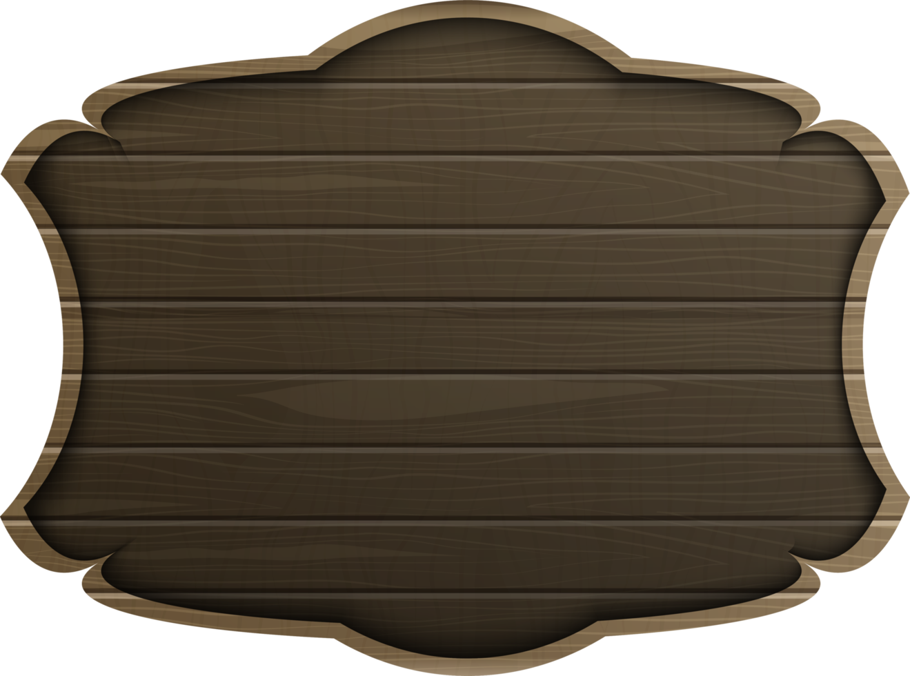 tablero de madera vacío png