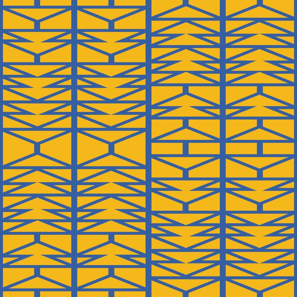 Abstract irregular geometric seamless pattern, afro inspired aztec herringbone background illustration. Hipster backdrop for textile carpet wall art design vector