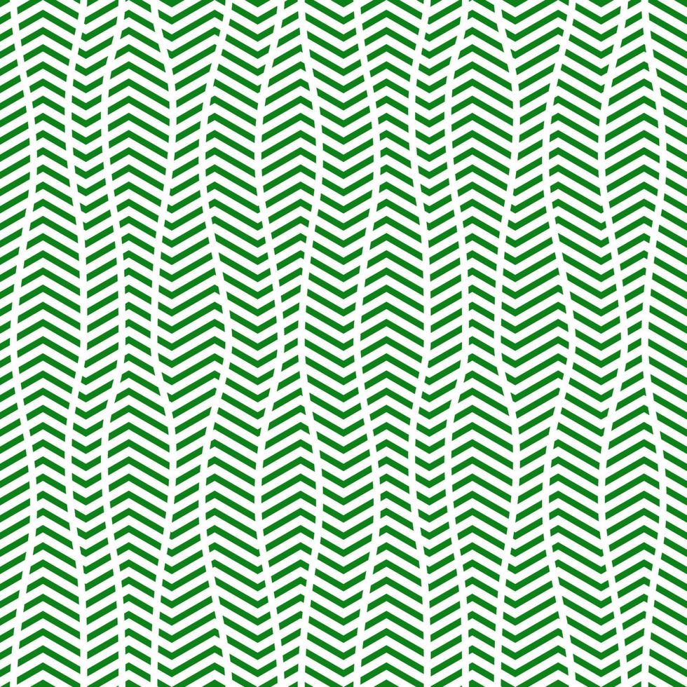 Seamless pattern of vertical braids on background of zigzag lines. Leaves texture imitation. Geometrical abstract backdrop. vector