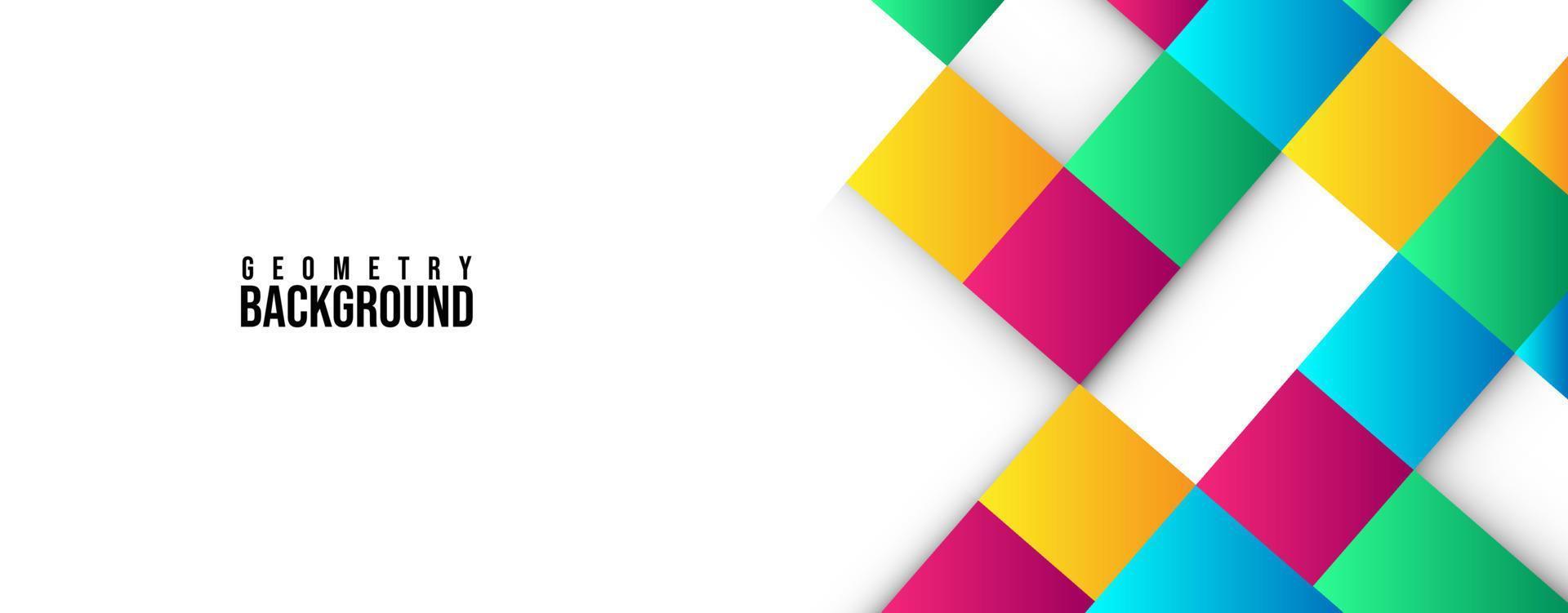 Trend Geometry Abstract Background Template Design colorful Geometrical Background vector