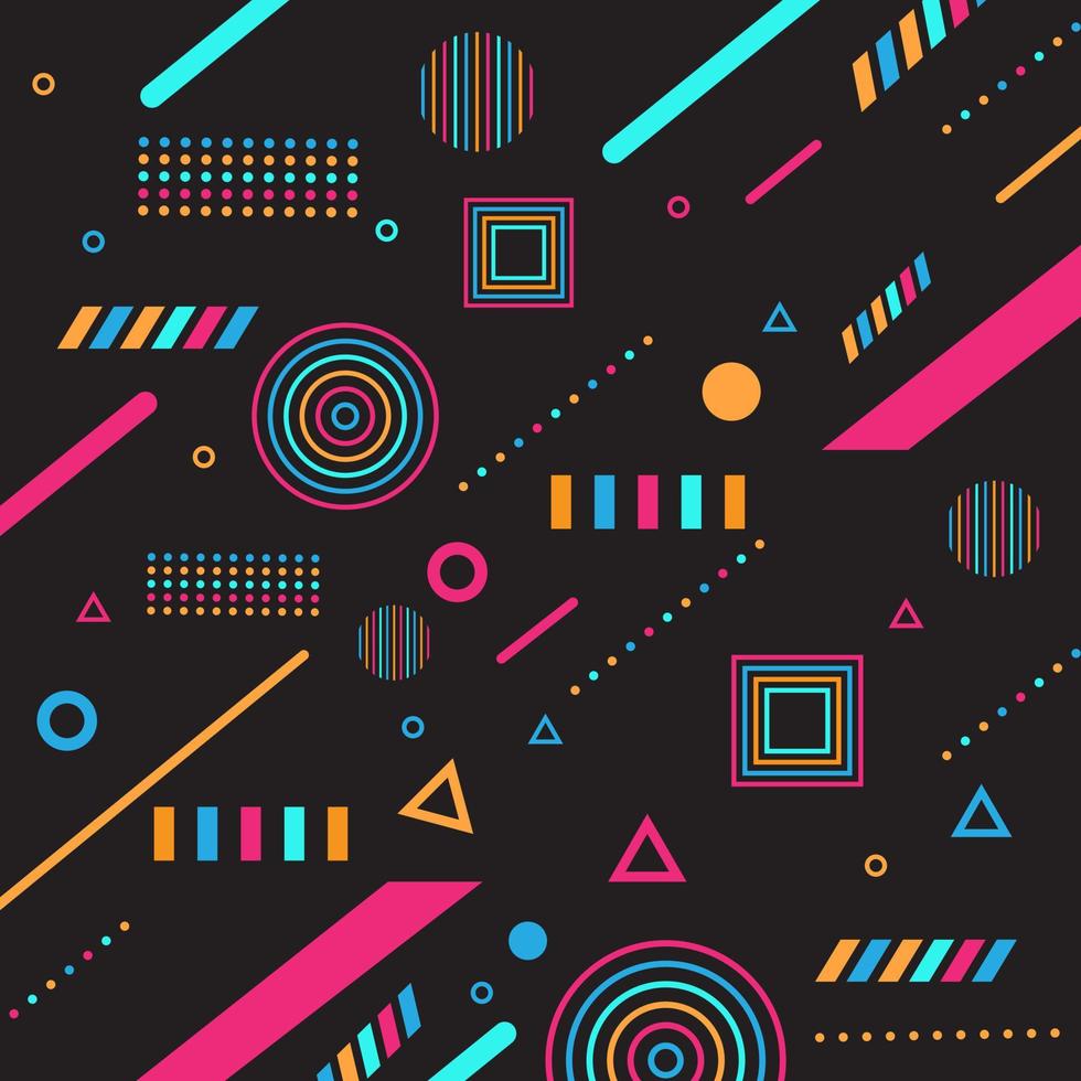 Beautiful Geometry Background Template Design vector