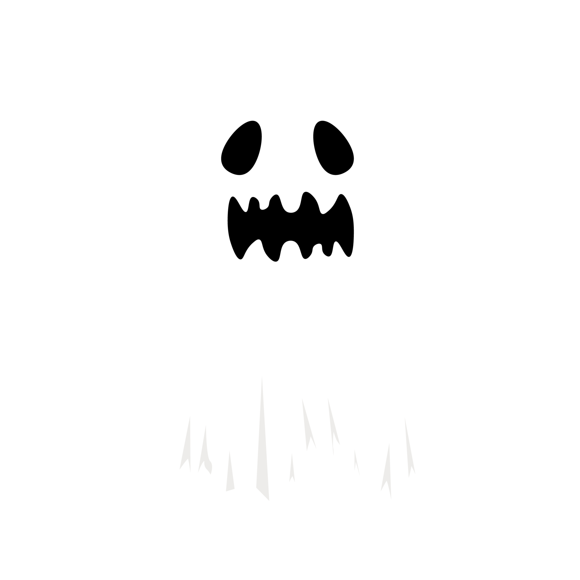 fantasma assustador de halloween png em um fundo transparente