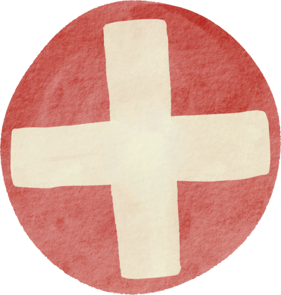 Cross red hospital medical png