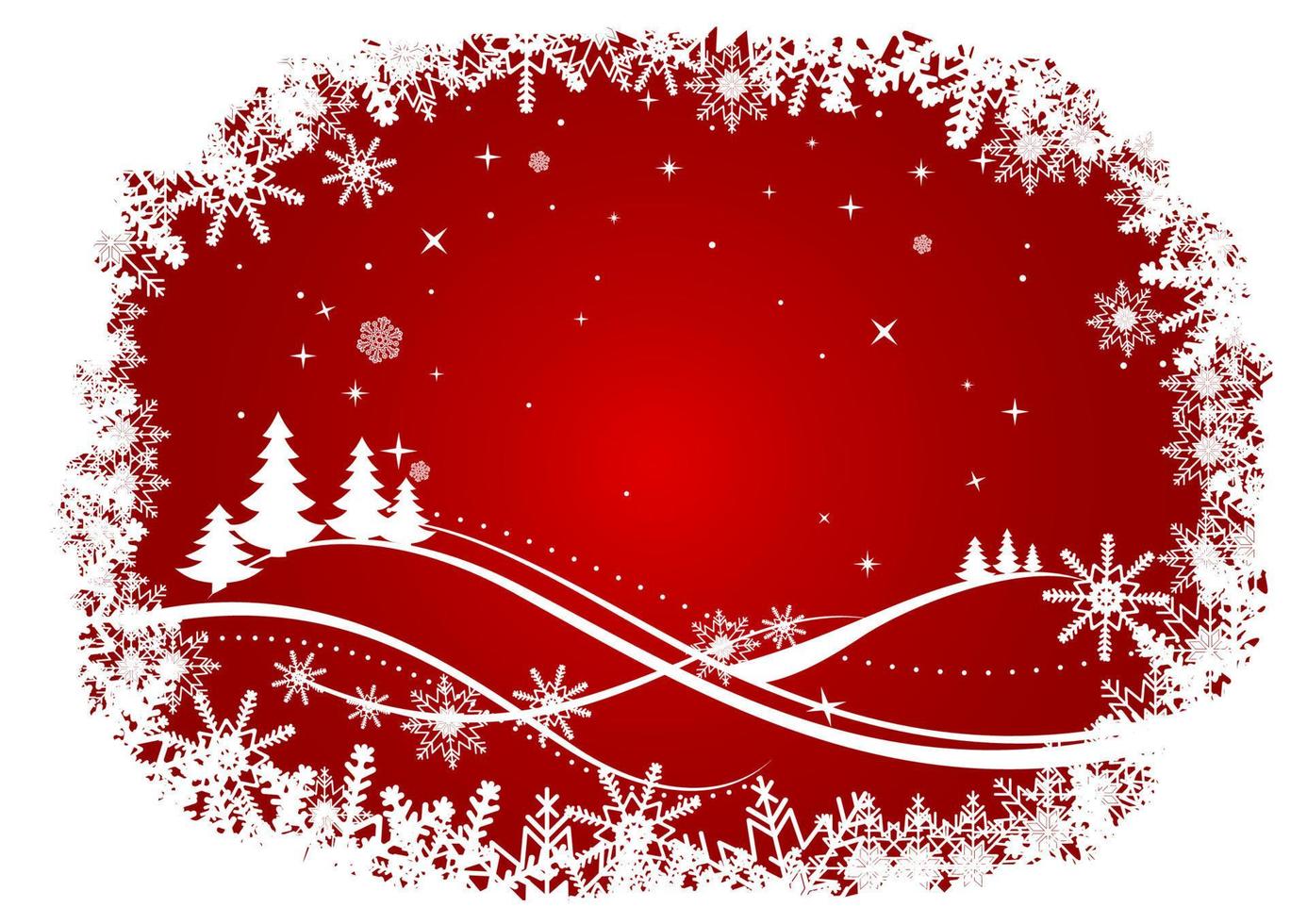 Winter christmas background vector