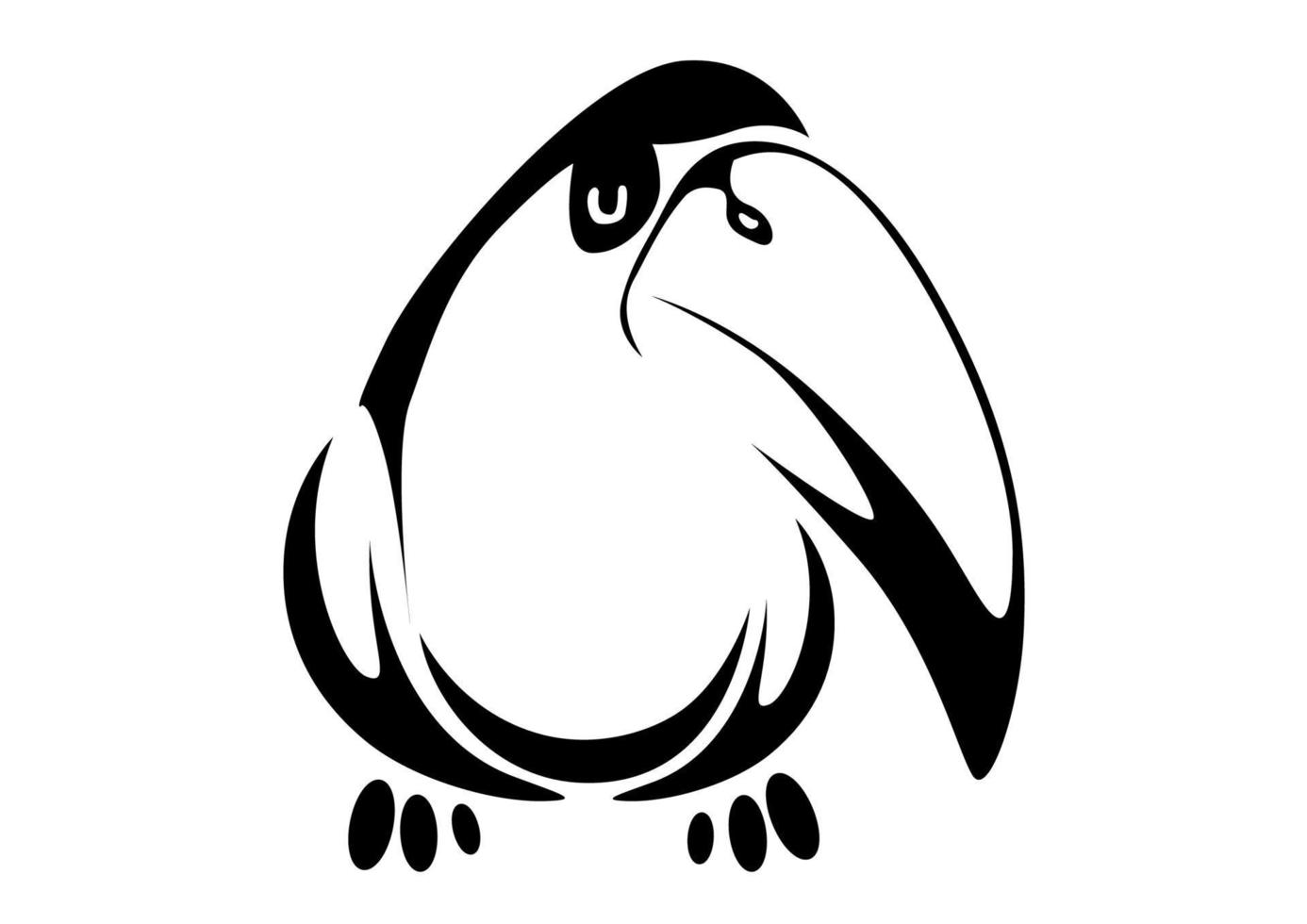 Toucan bird mascot vector