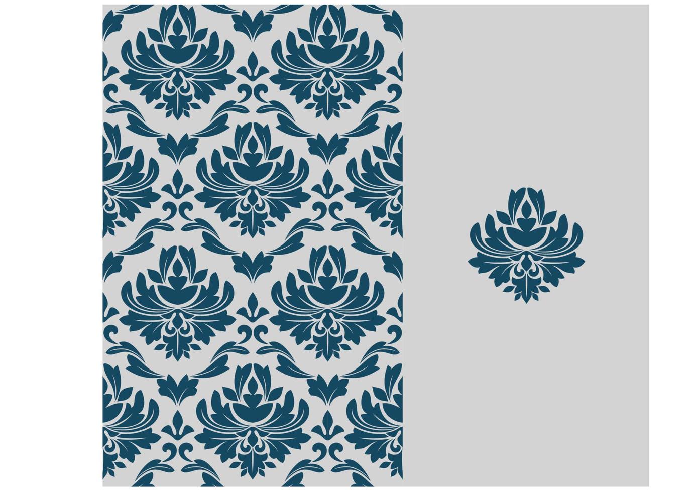 Seamless floral pattern vector