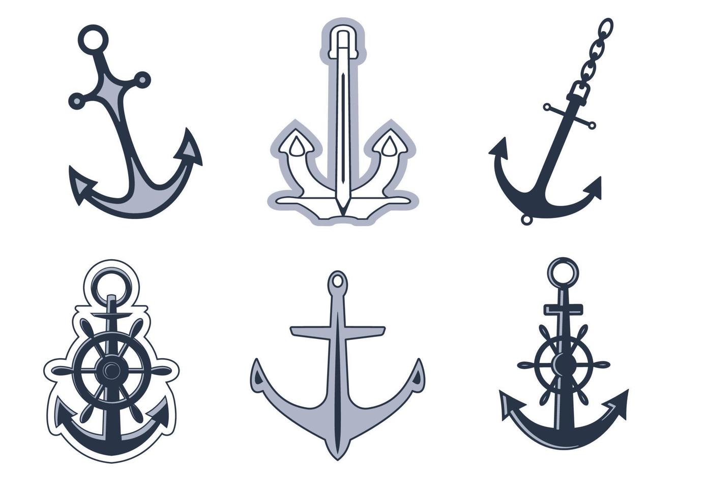 Set of anchor symbols vector