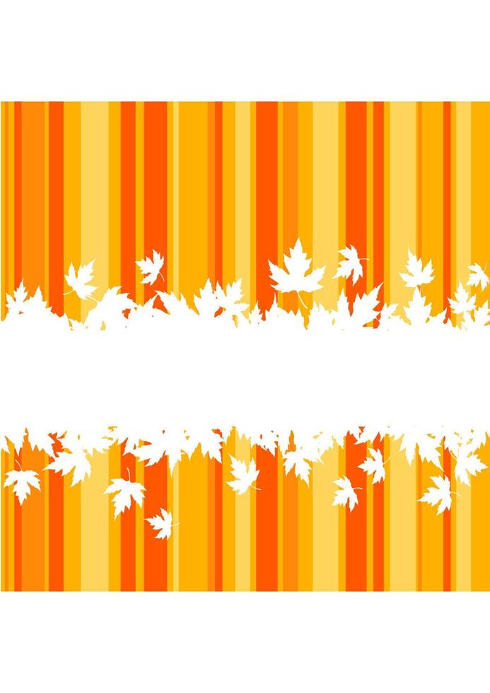 Autumn leaves background vector