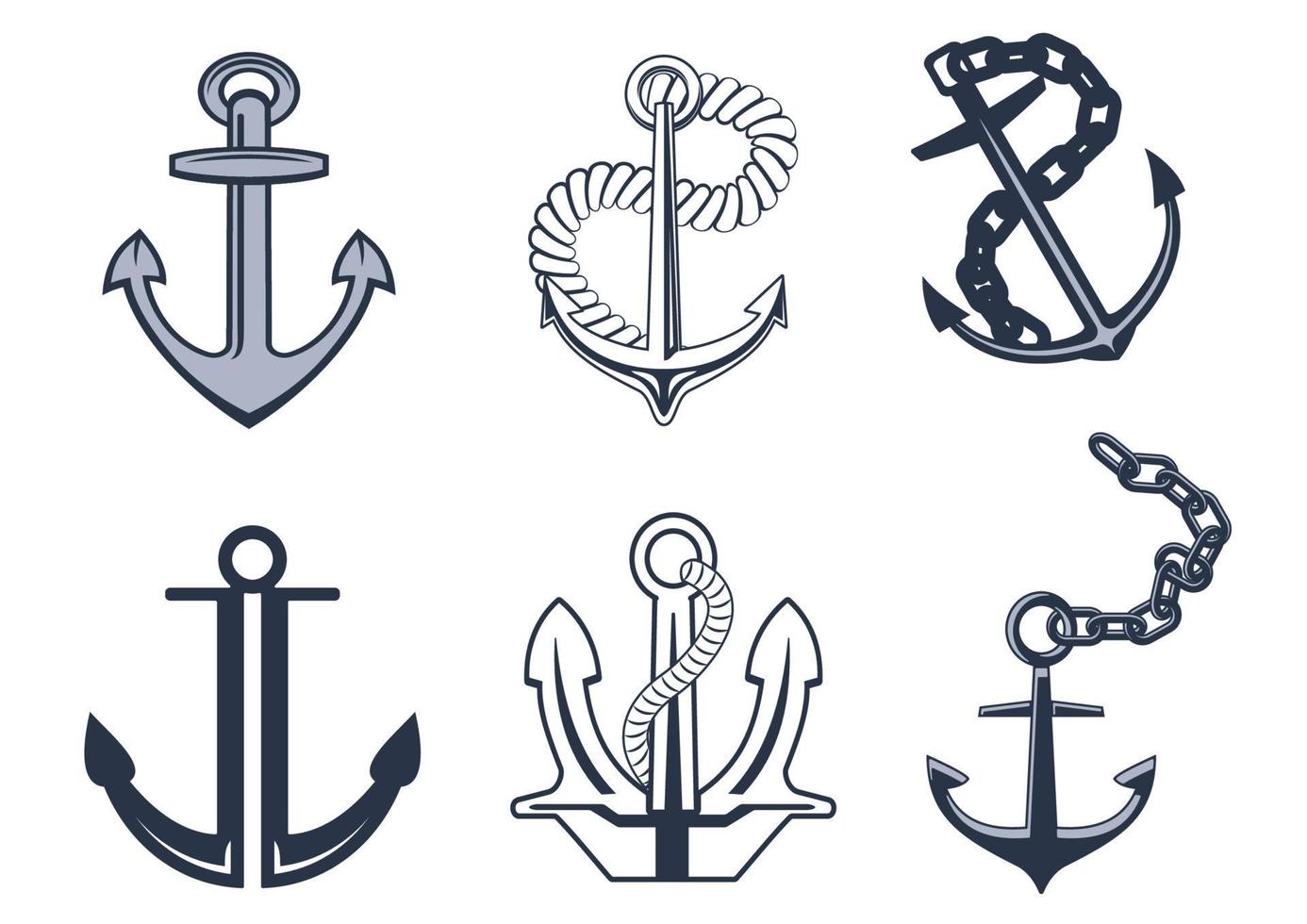 Set of anchor symbols vector