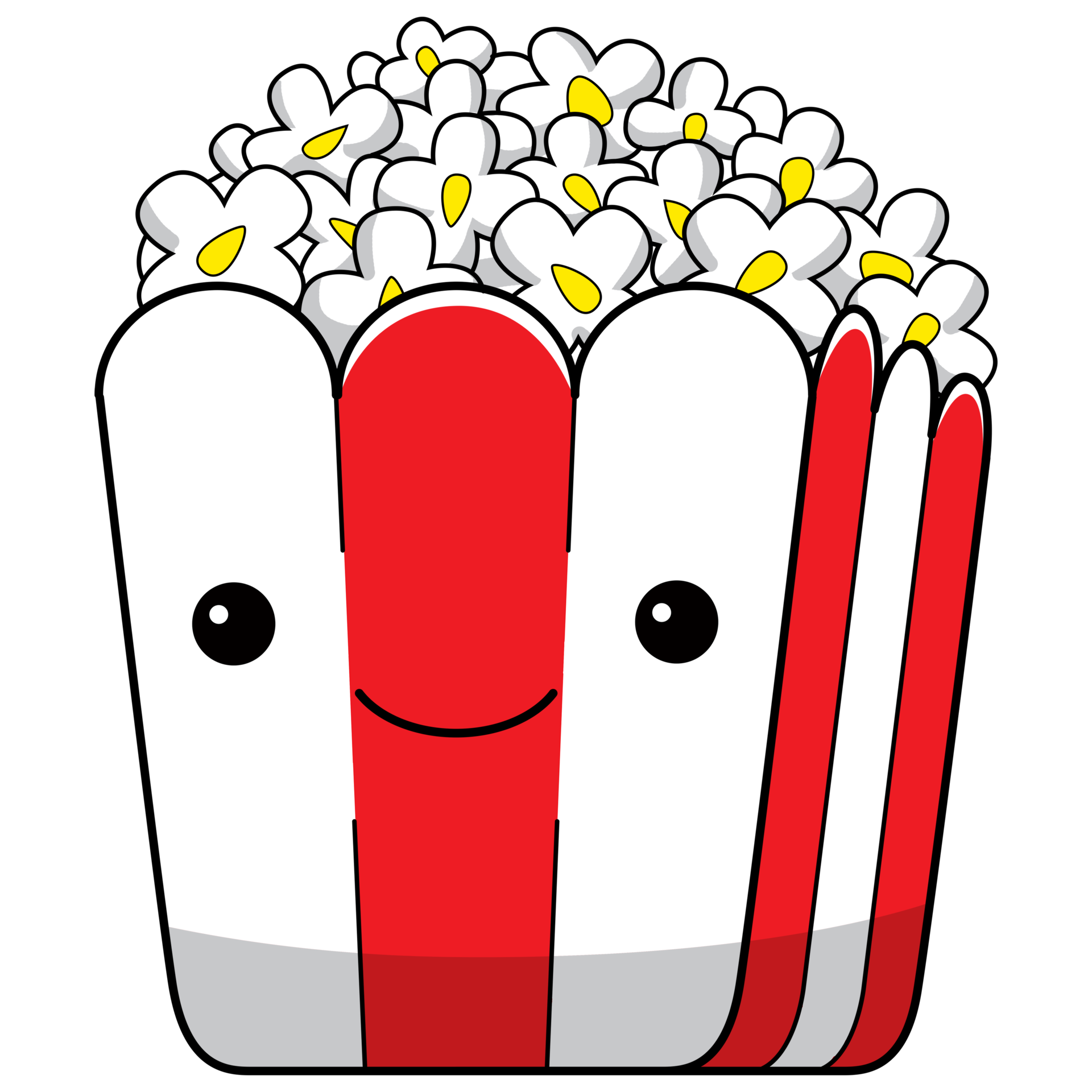 Free Cute Popcorn Cartoon Illustration 11017930 PNG with Transparent  Background