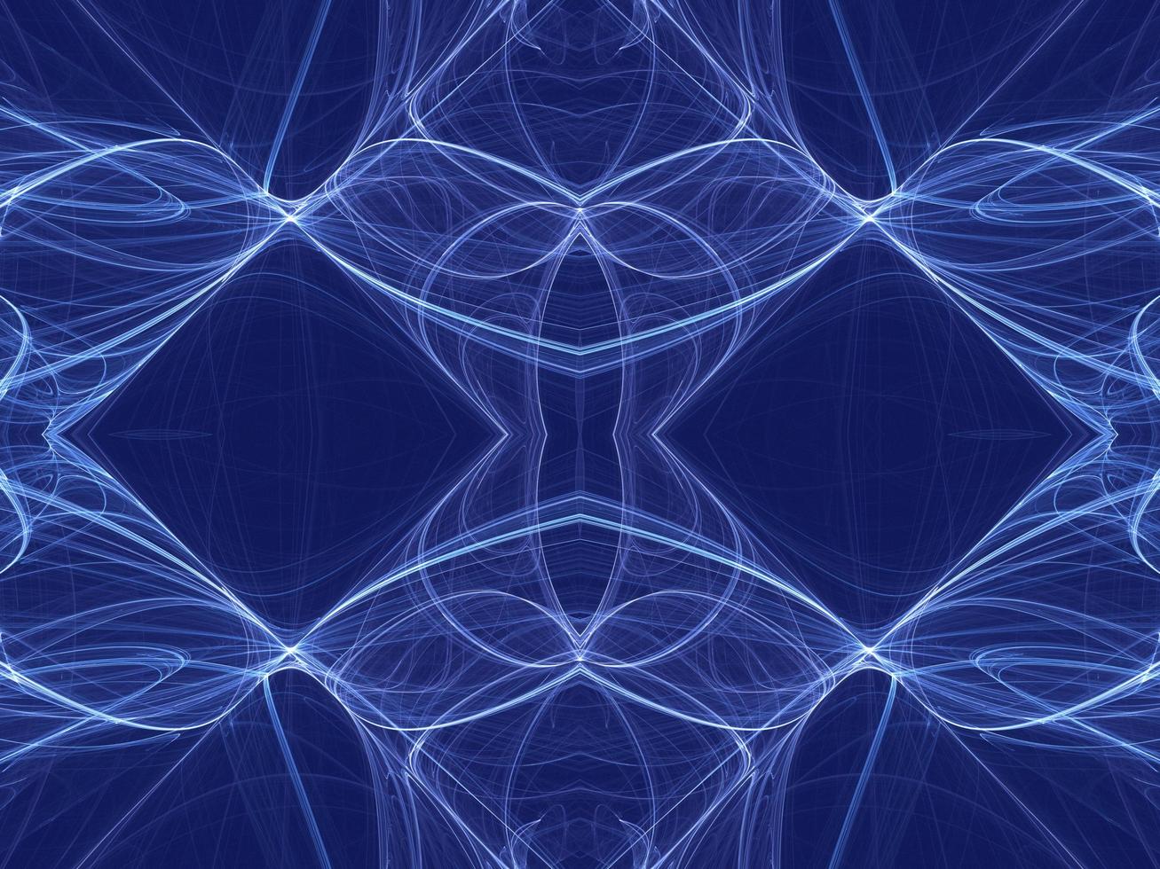 bright abstract blue plasma, high frequency field in space. Cosmic energy from stars and galaxies photo