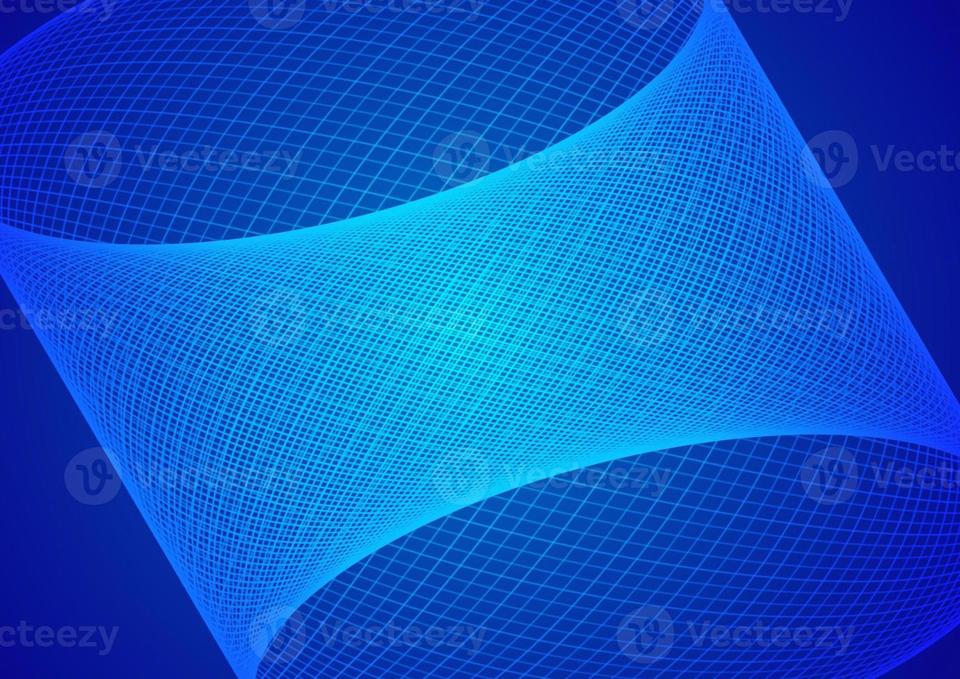 Abstract technology blue background wave lines background. Banner, poster or template elegant and modern curved lines. Communication technology concept photo