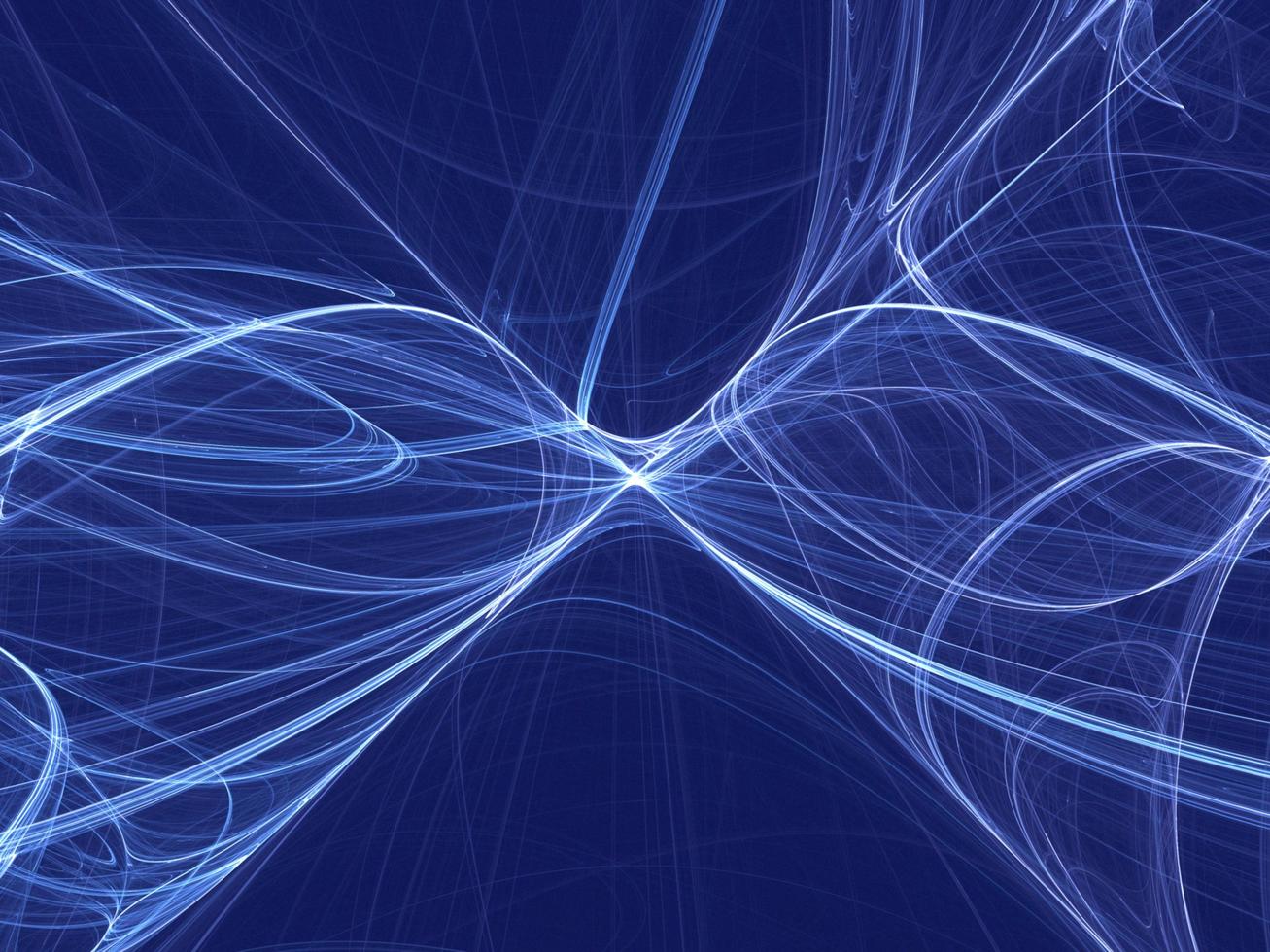 bright abstract blue plasma, high frequency field in space. Cosmic energy from stars and galaxies photo