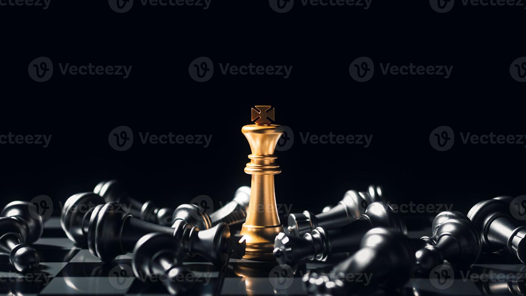 Golden silver International chess closeup Preview