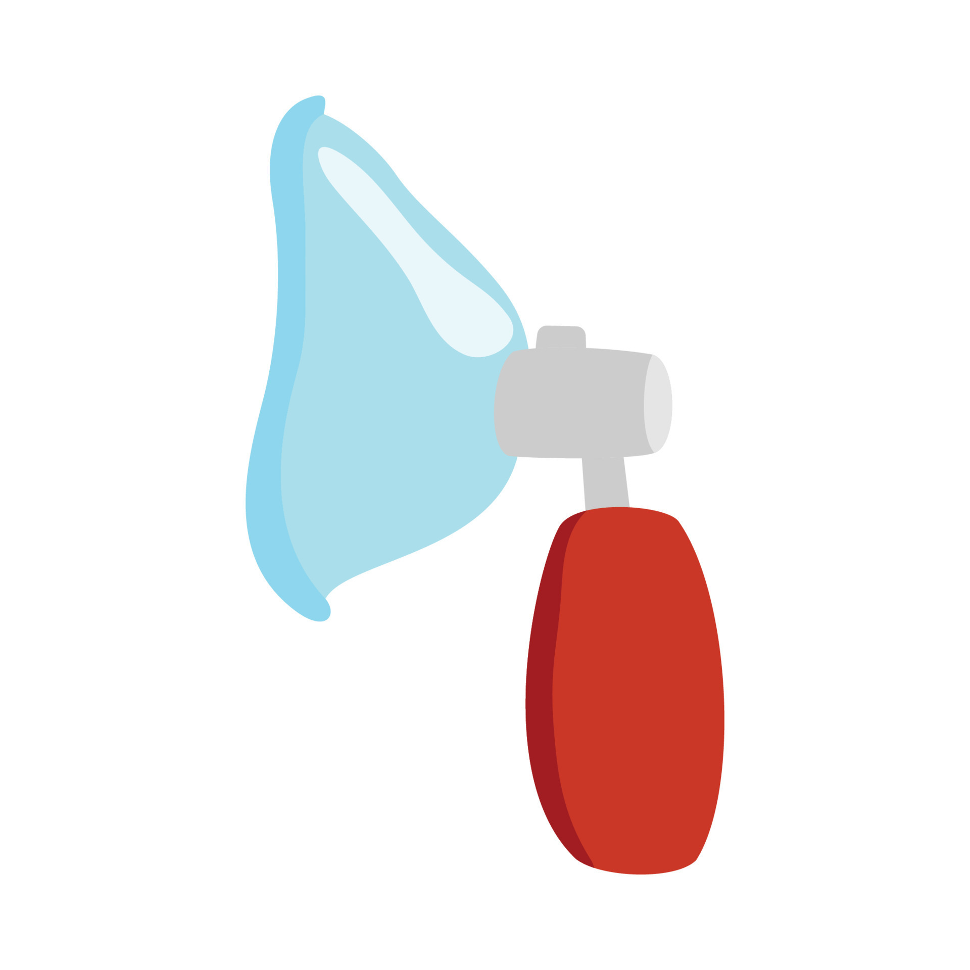 Plastic spray bottle flat with vector illustration 11018898 Vector Art