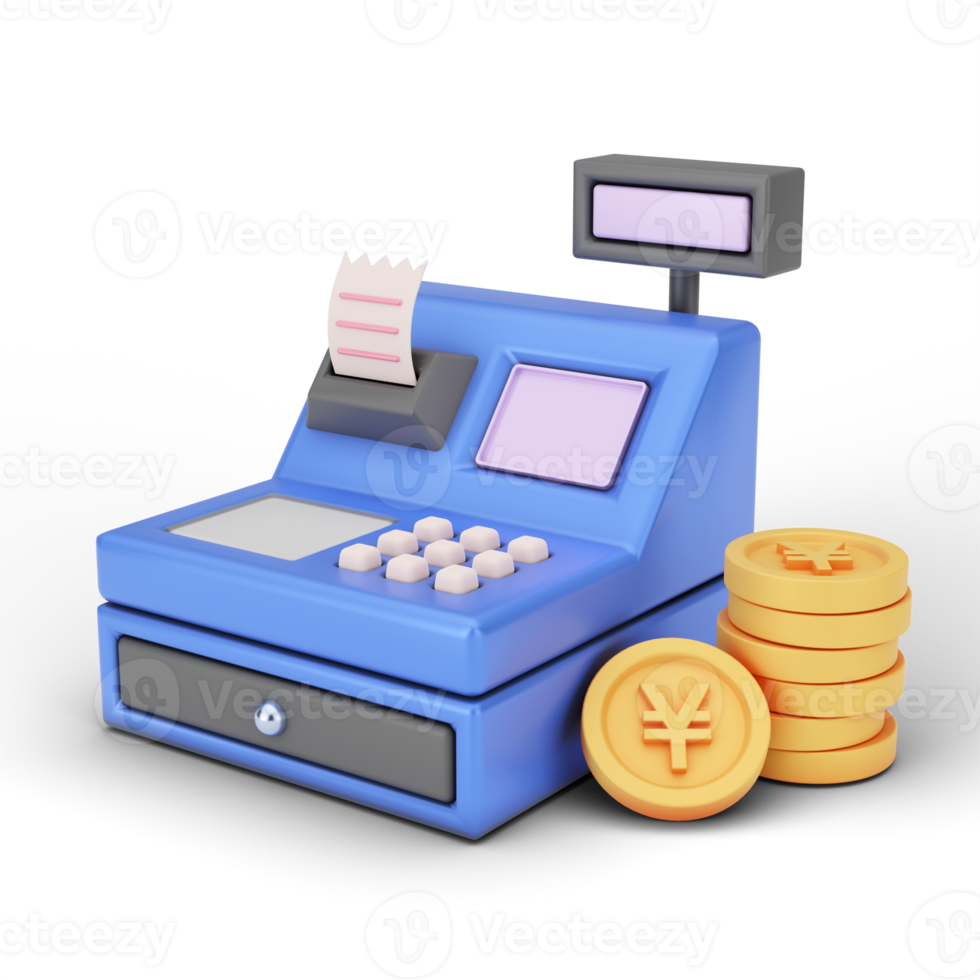 Finance And Money 3D Illustration. 3D rendering png