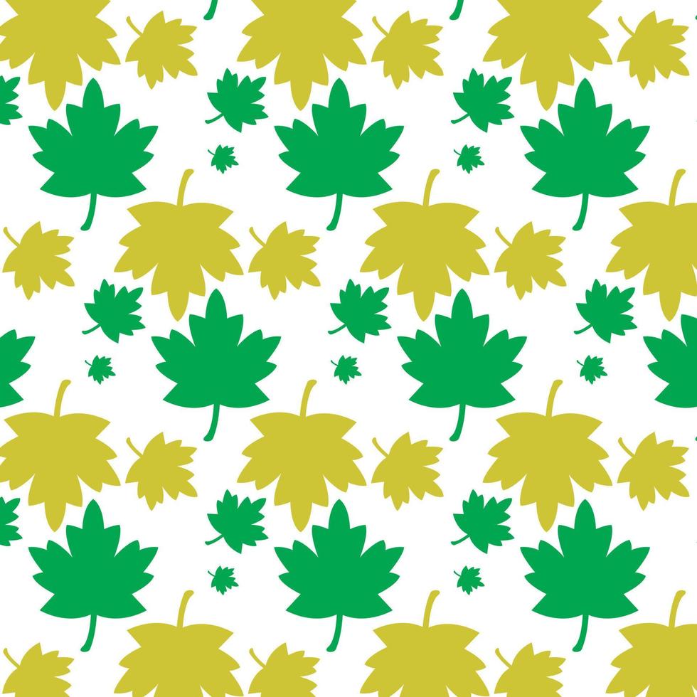 Cute vector leaf seamless pattern. Elegant beautiful nature ornament for fabric, wrapping and textile. Scrapbook black and white paper