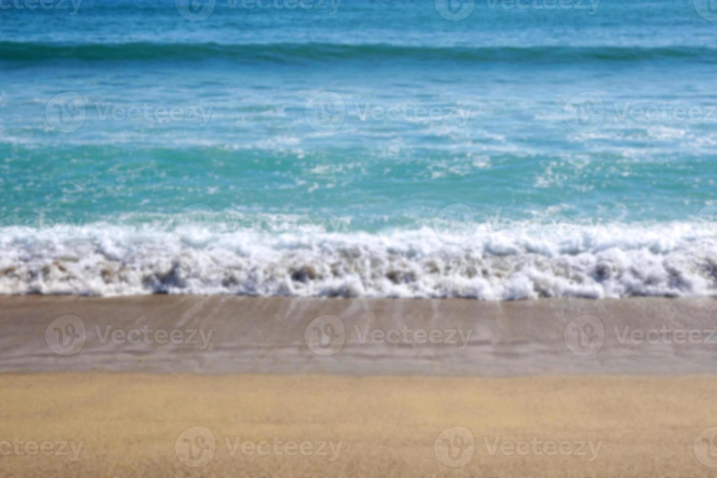 defocused beach background photo