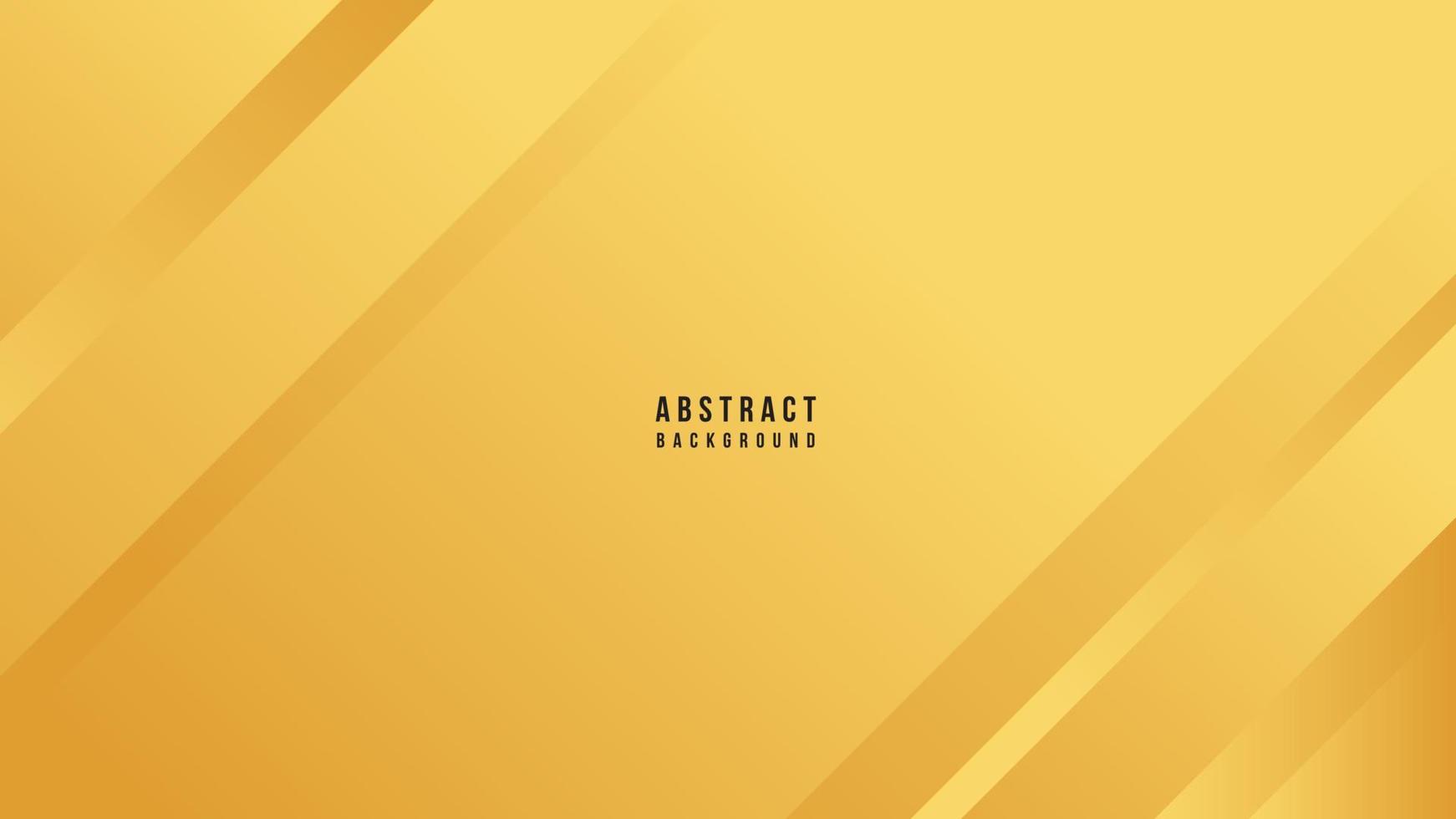 Modern abstract yellow lines background vector illustration