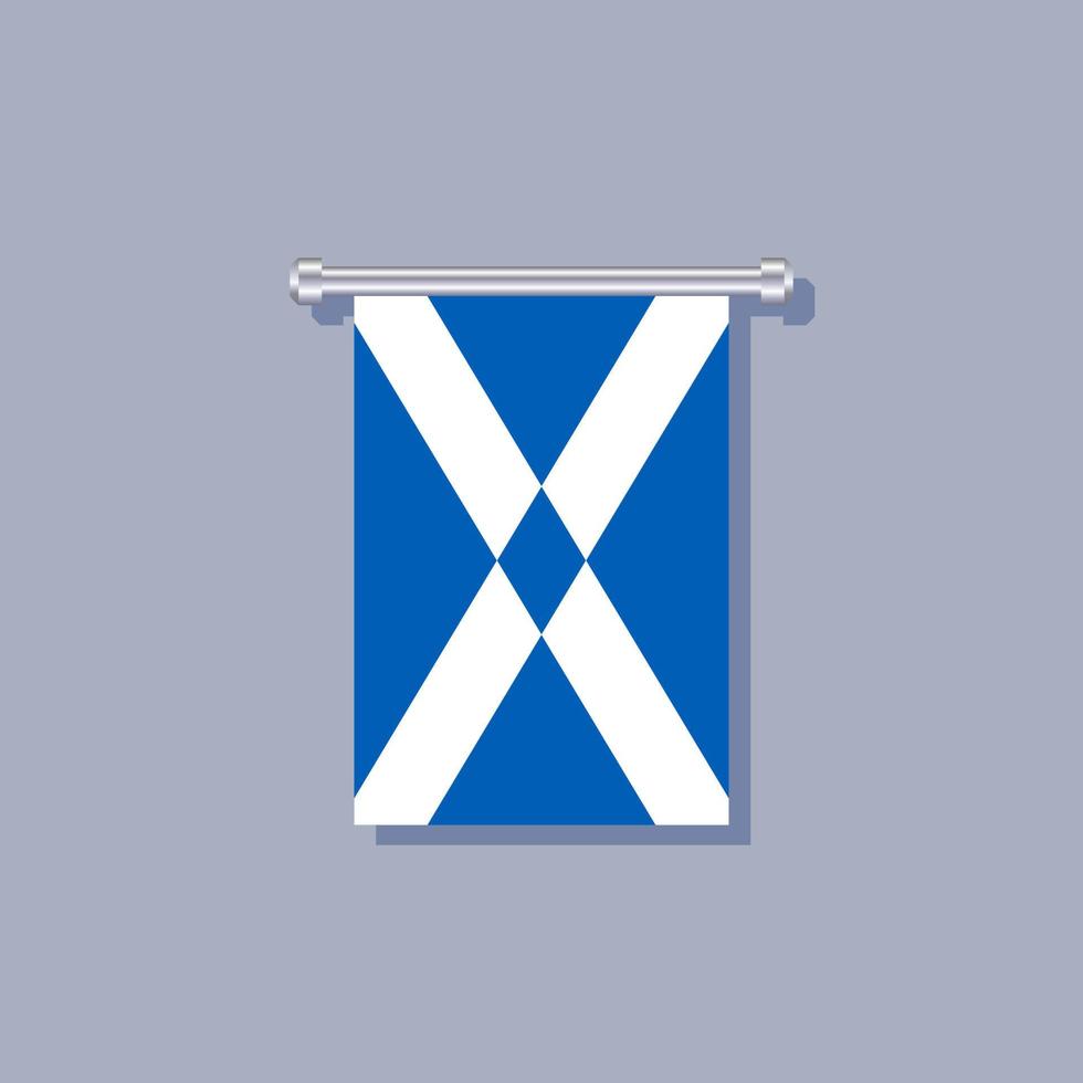 Illustration of Scotland flag Template vector