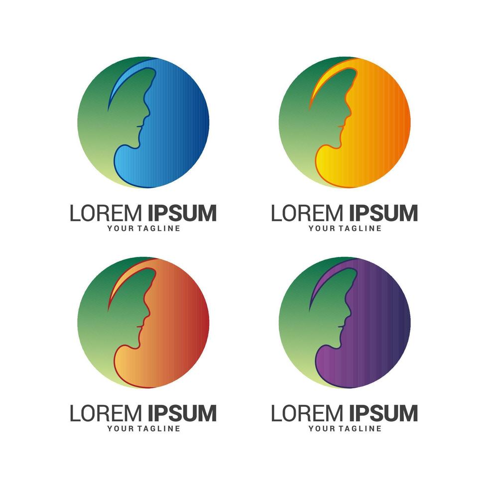 plantilla de diseño de logotipo moderno vector