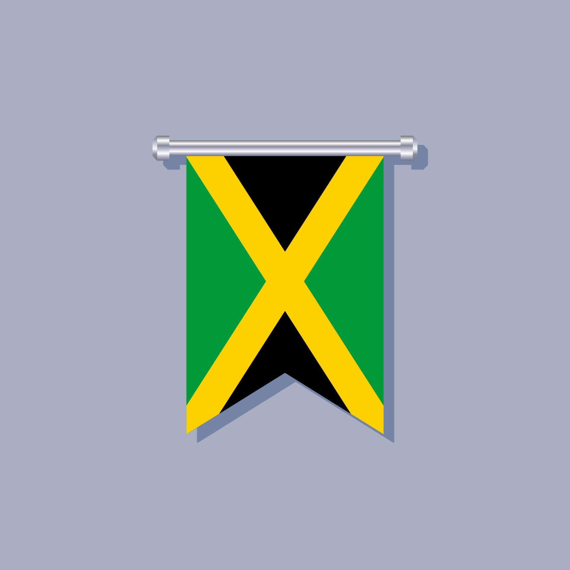 Illustration of Jamaica flag Template 11020657 Vector Art at Vecteezy