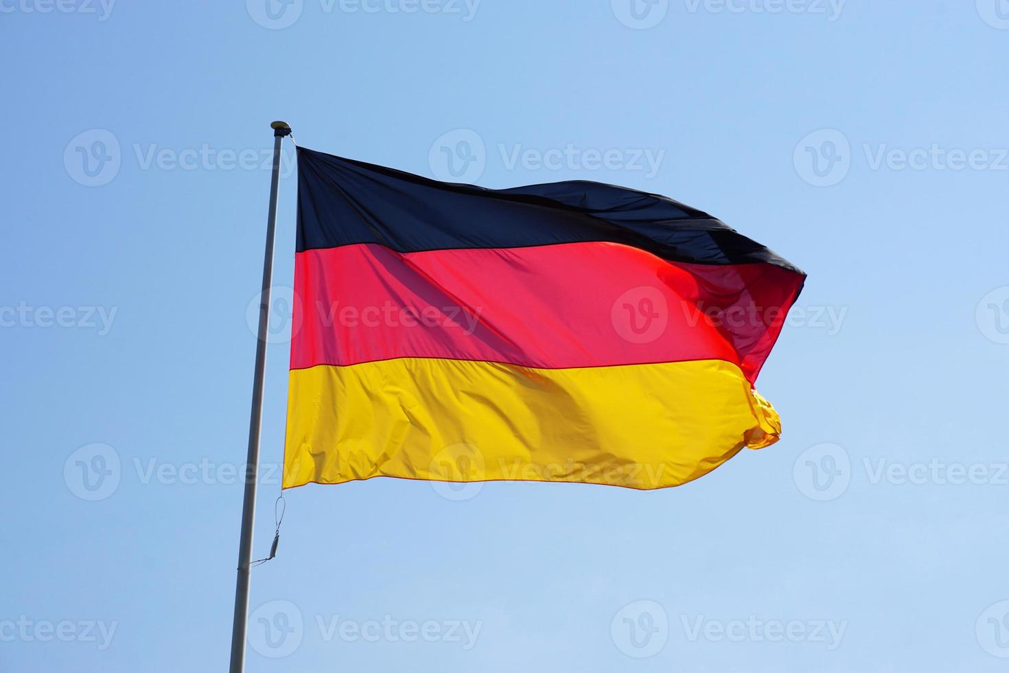 Flag of Germany against clear sky photo