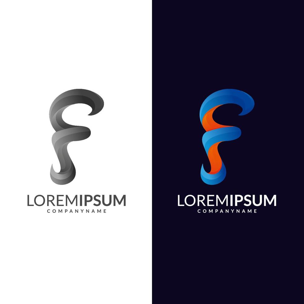 plantilla de diseño de logotipo moderno vector