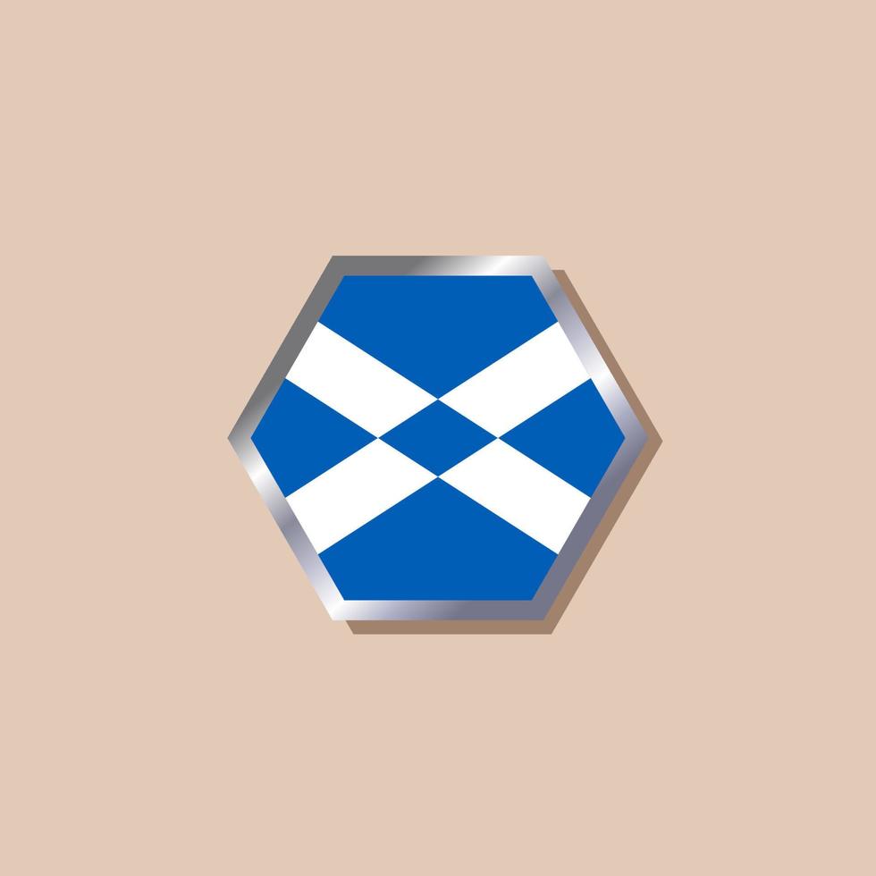 Illustration of Scotland flag Template vector