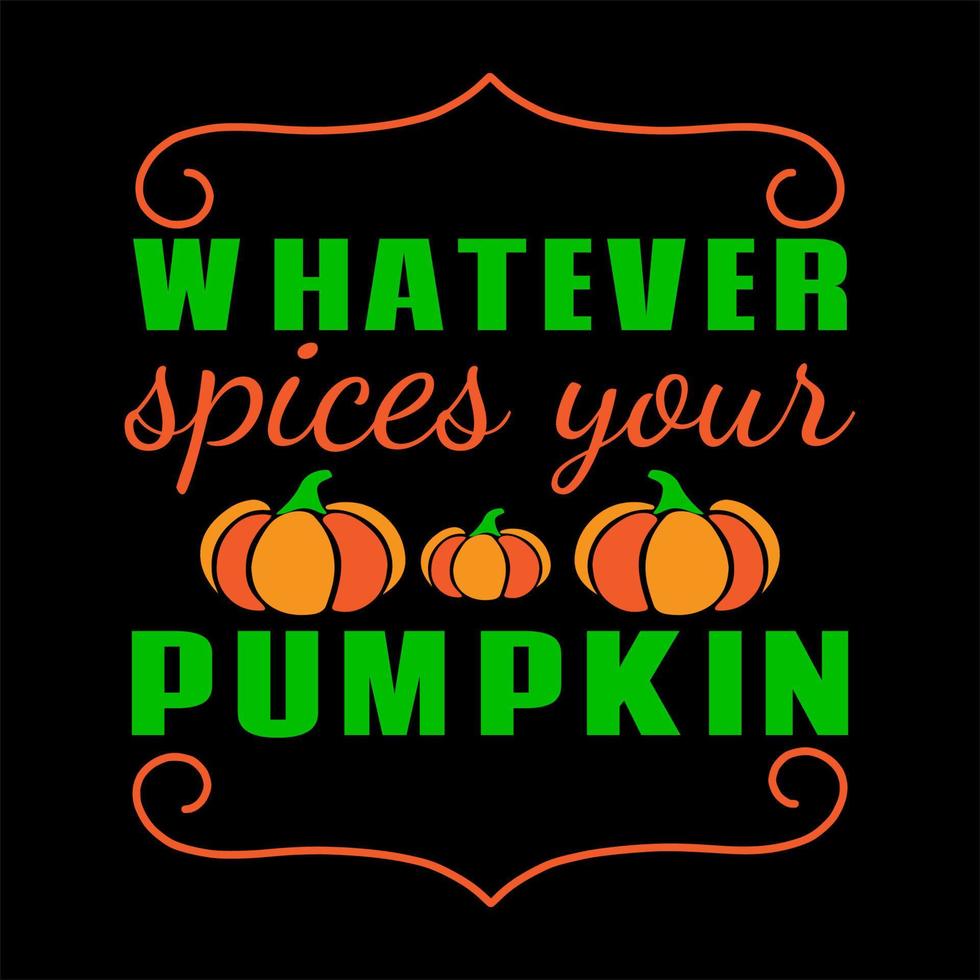 Pumpkin  t-shirt design file Vector