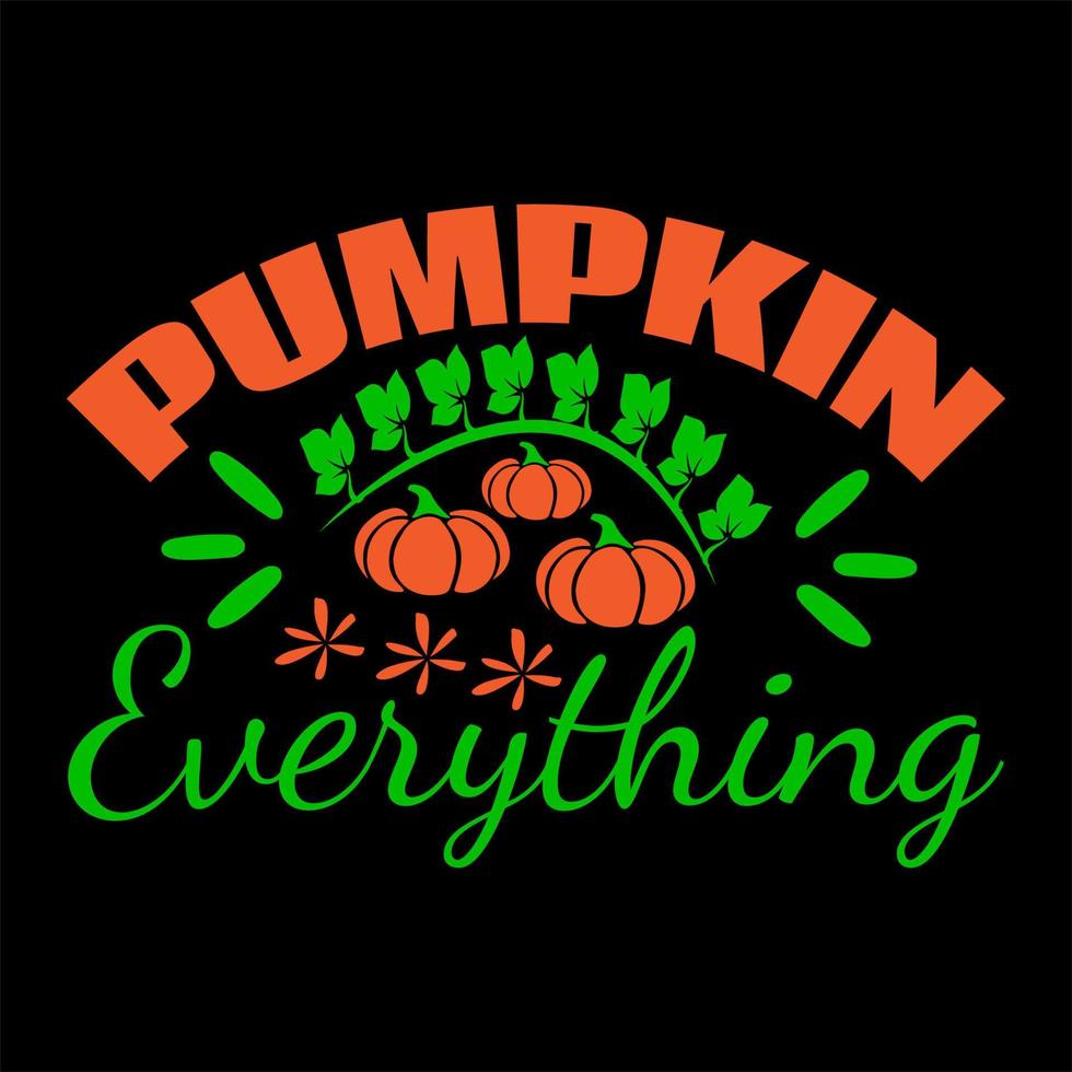 Pumpkin  t-shirt design file Vector