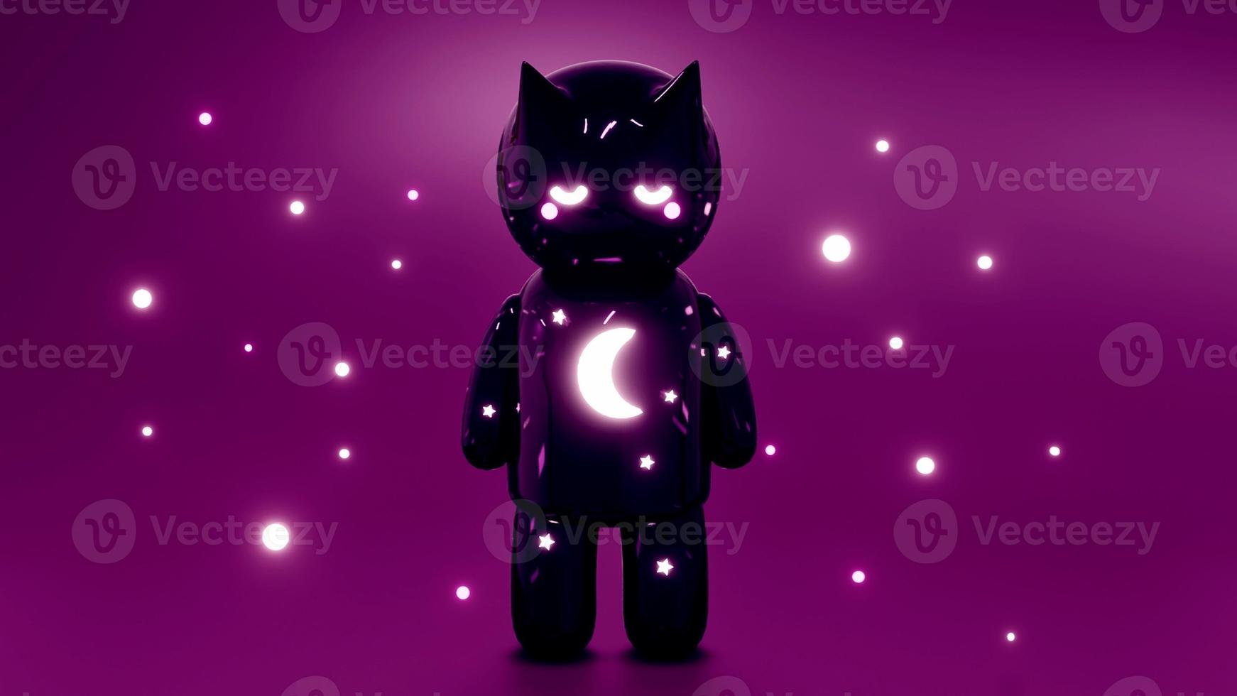 3d robot crystal moonstar photo