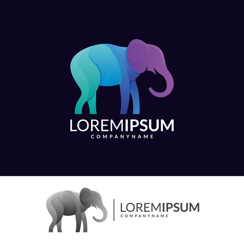 Modern Animal Logo design Template vector