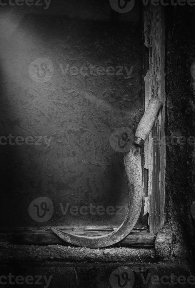 Old hammer and sickle photo