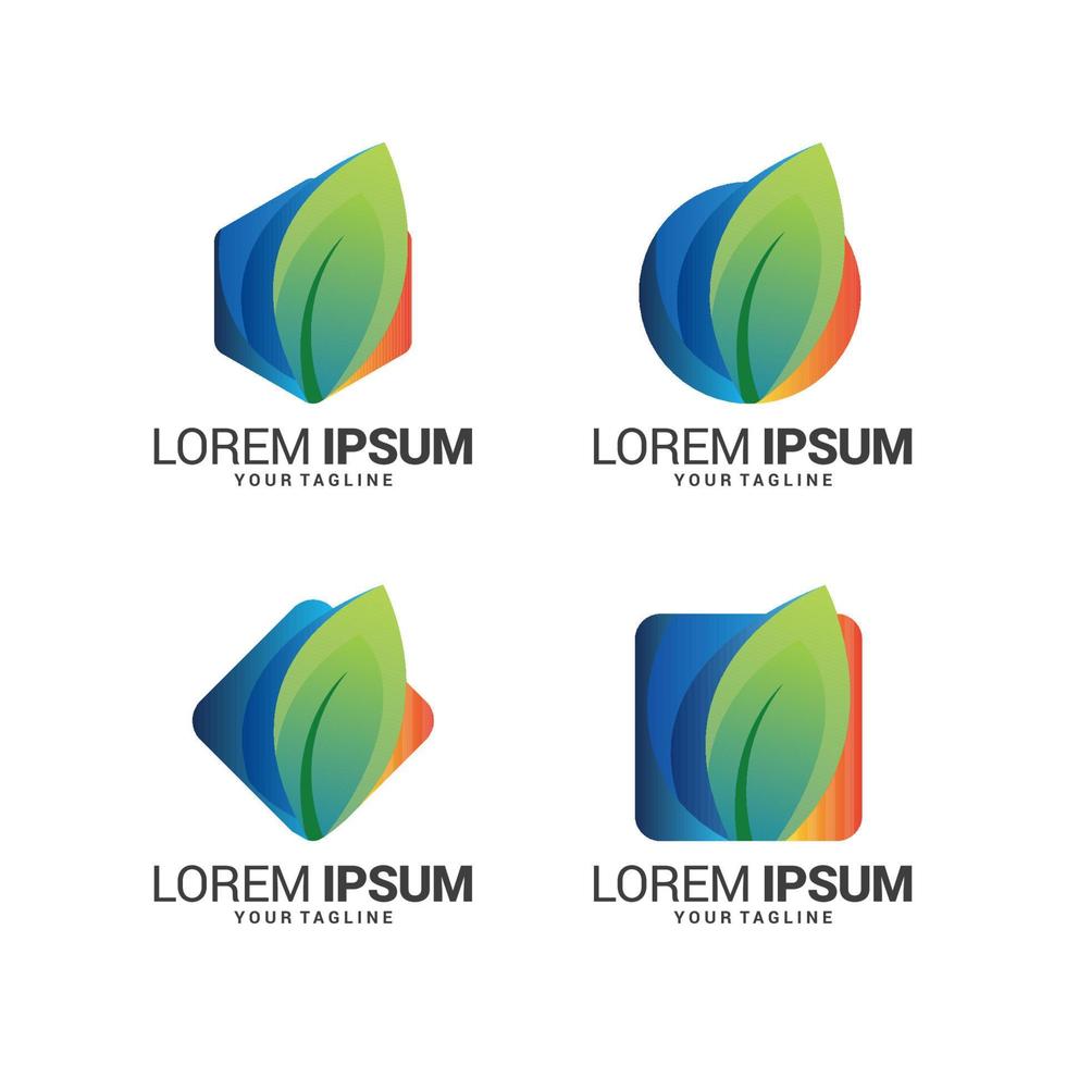 plantilla de diseño de logotipo moderno vector