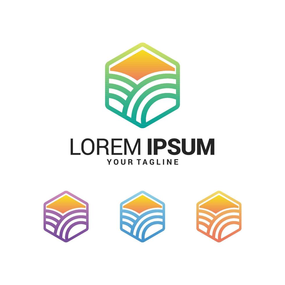 Modern Logo Design Template vector