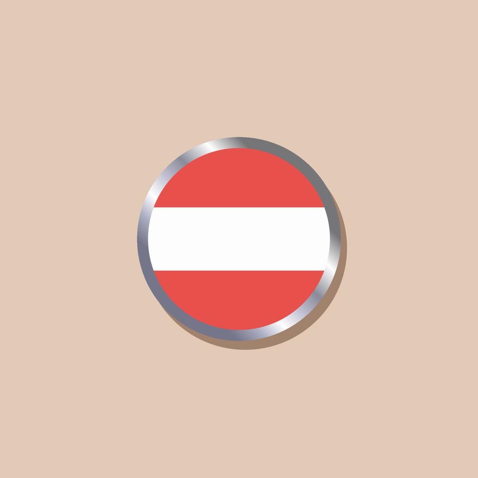 Illustration of Austria flag Template vector