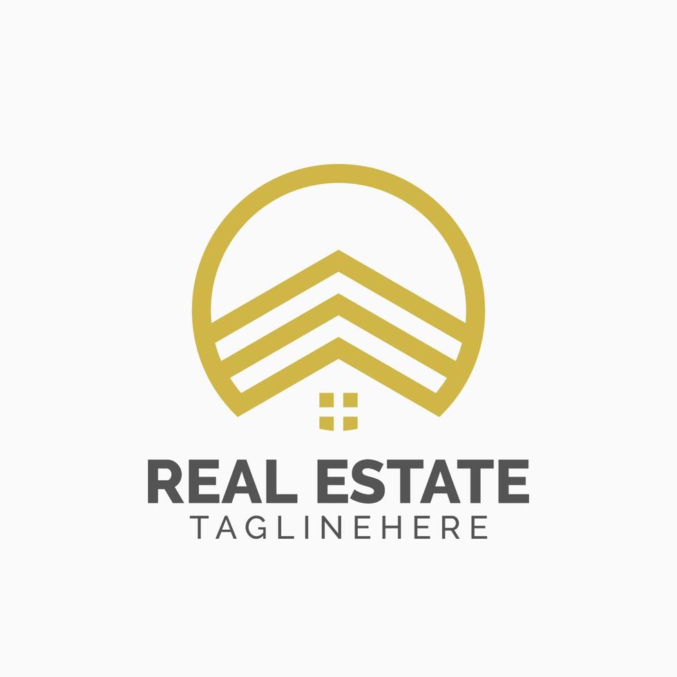 Real Estate Logo Design Template vector