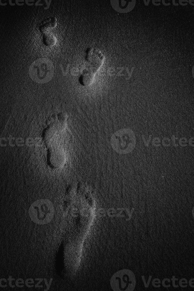 Human footprints in the sand 11022722 Stock Photo at Vecteezy