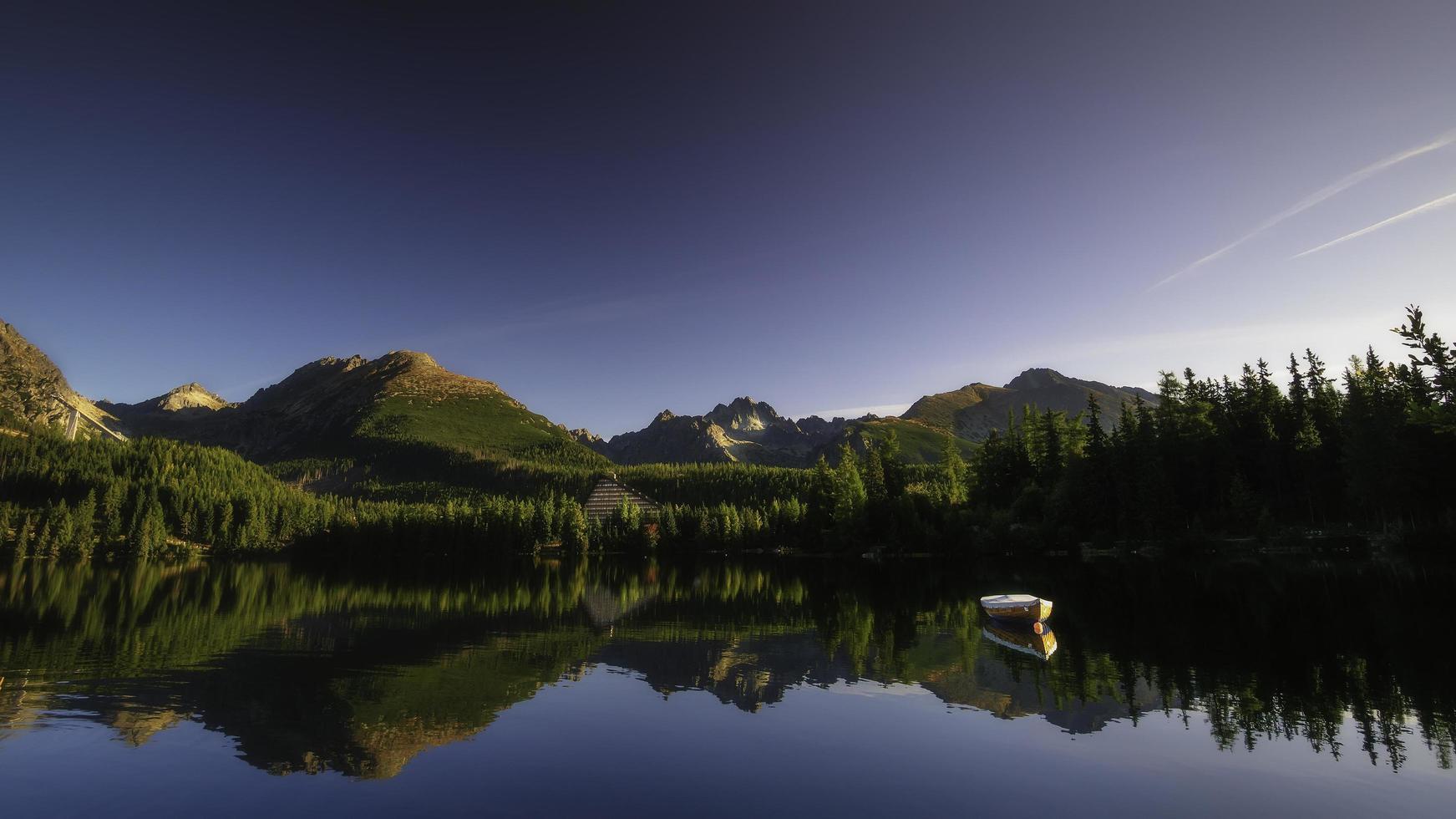 Strbske Pleso in  High Tatras from Slovakia photo