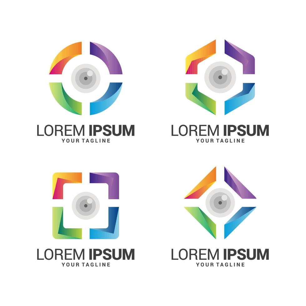 plantilla de diseño de logotipo moderno vector