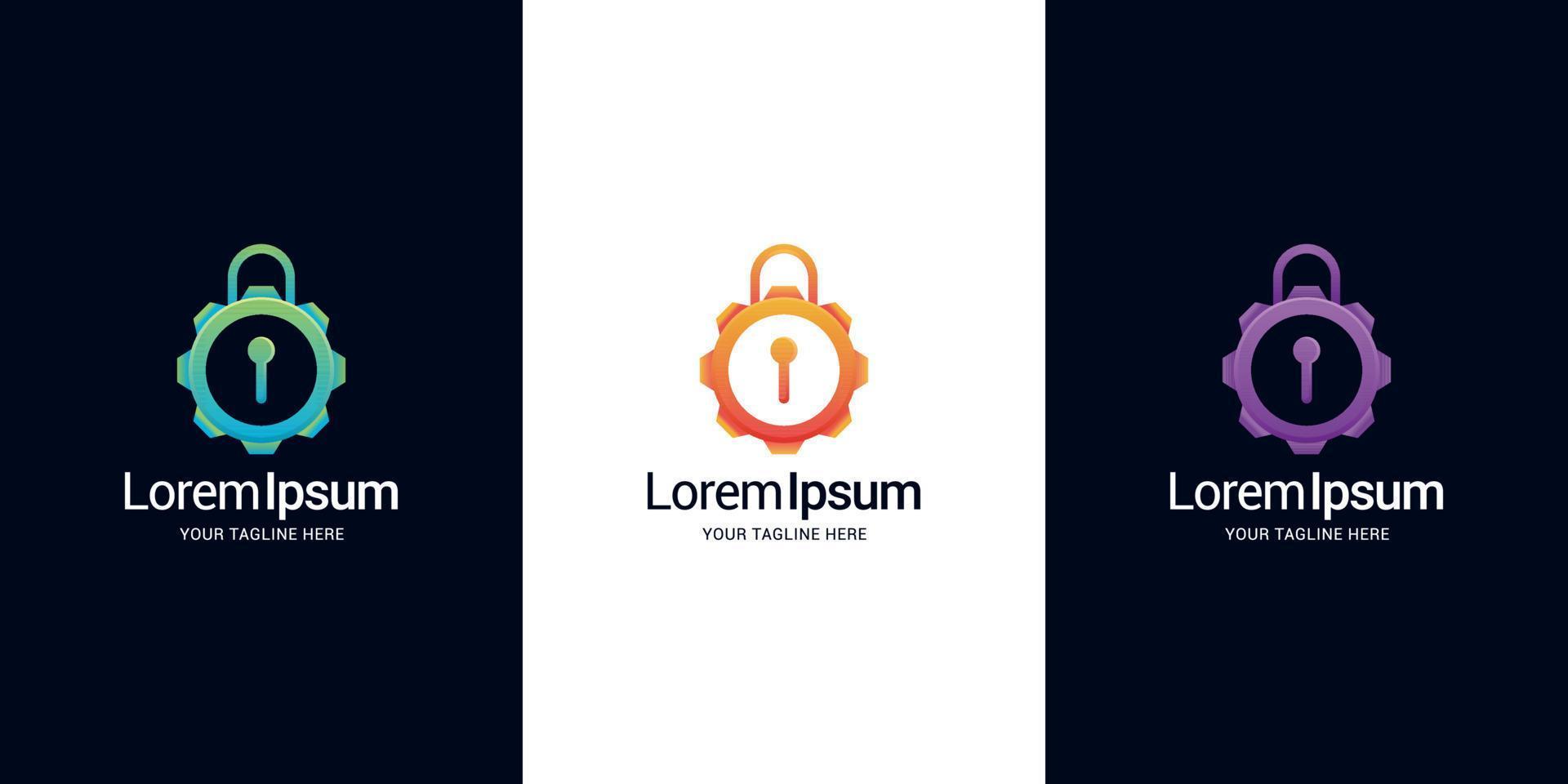 plantilla de diseño de logotipo moderno vector