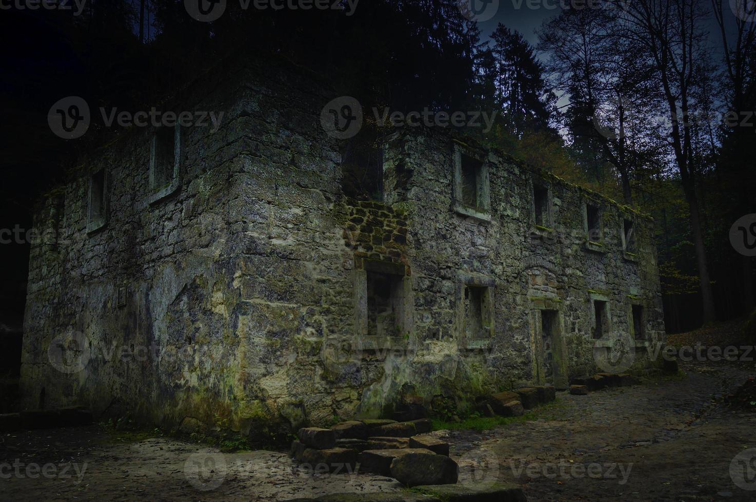 The ruins of the old mill photo