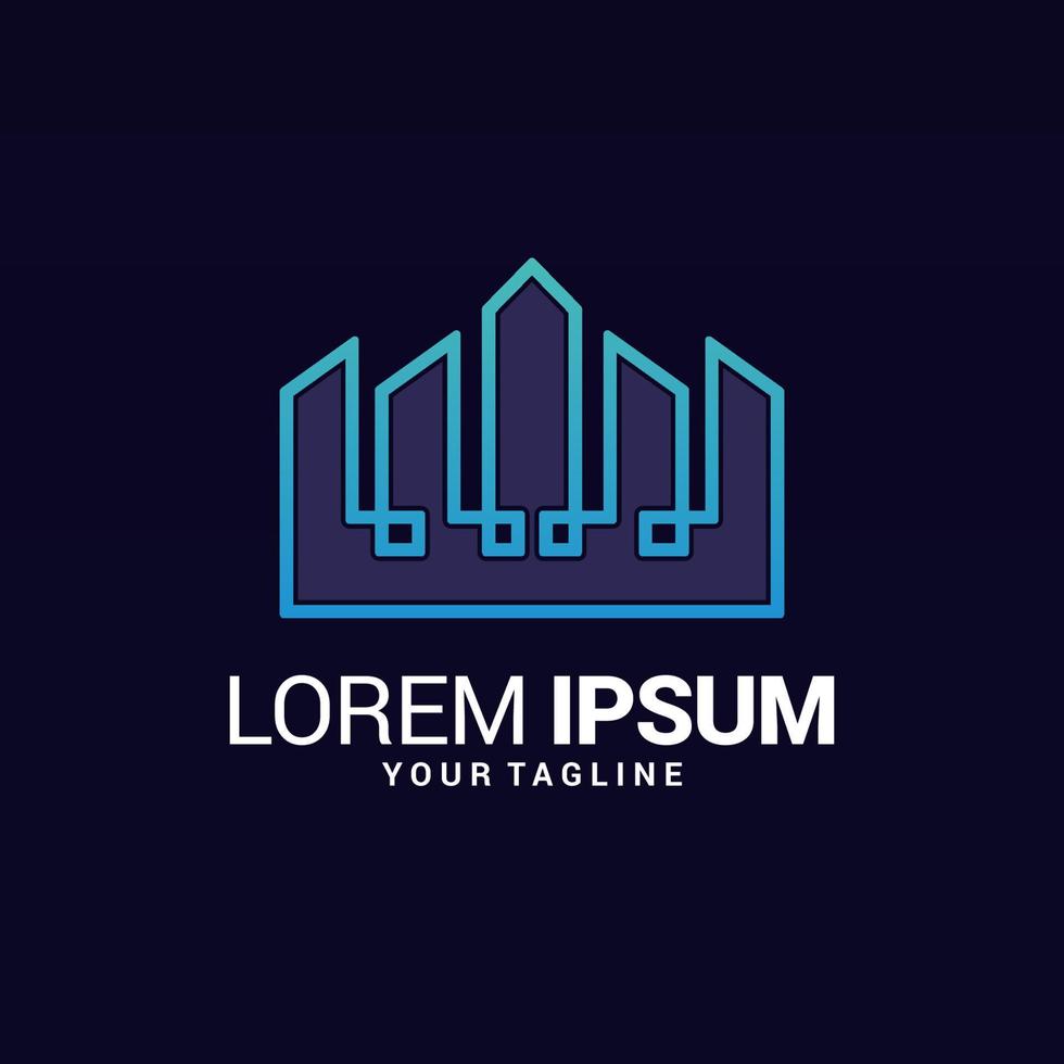 Real Estate Logo Design Template vector